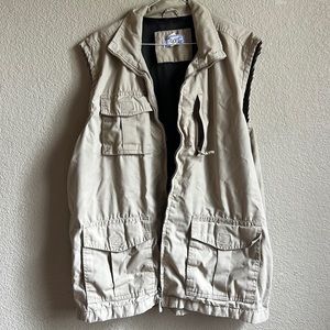 Vintage Fishing Vest - Tan